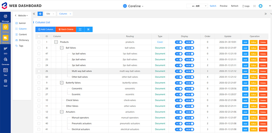Bontop DMS国际版外贸建站管理系统 Bontop DMS国际版外贸建站管理系统